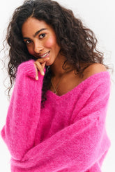Pink Thunder mohair sweater